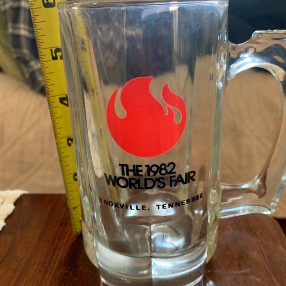 1982 Worlds Fair Knoxville Tennessee Big Beer Mug - Picture 2 of 7